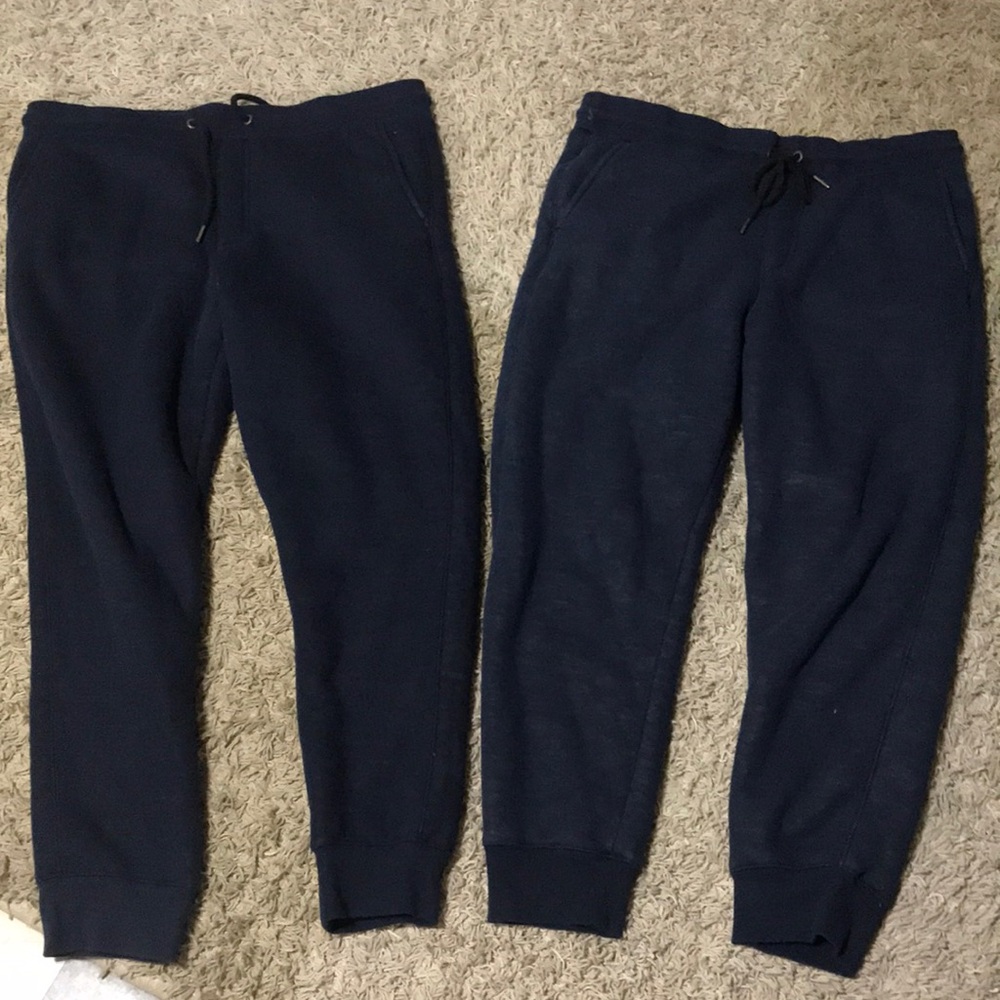 Pair of member’s mark sherpa lined joggers. Large.
